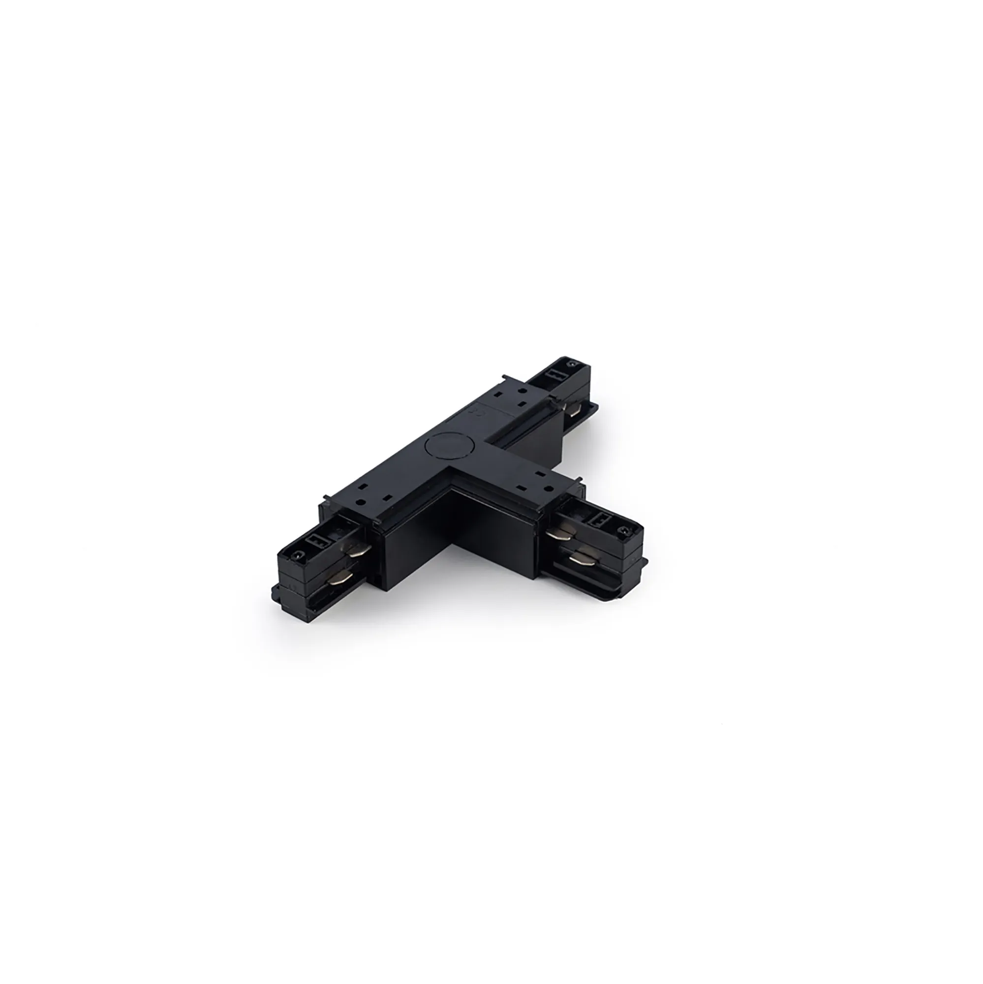 T Coupler With Feeding Option 3 Circuit Surface Mounted Track Earth Inside Left 555 1 1213 2  Eutrac 3 Circuit Surface-Black